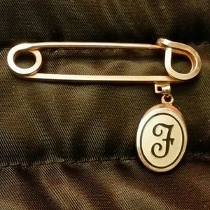 F~MONOGRAM BAR PIN